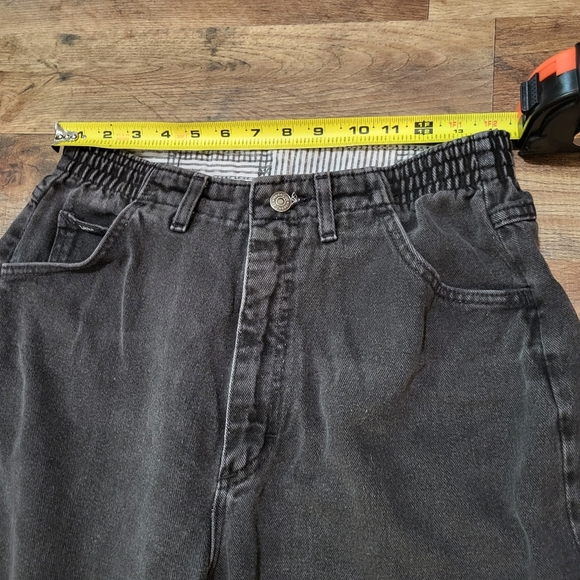 Lee Vintage 90's Women's Black Denim Stretch Waist Casual Jeans Size 12 M - Picture 5 of 9
